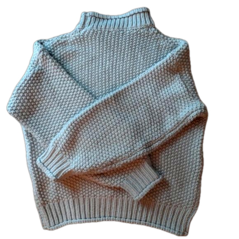Girls Large Blue Sweater